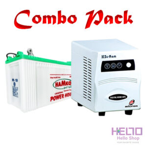 Sukam 250 VA 200 Watt Micron Square Wave Digital Inverter UPS with battery