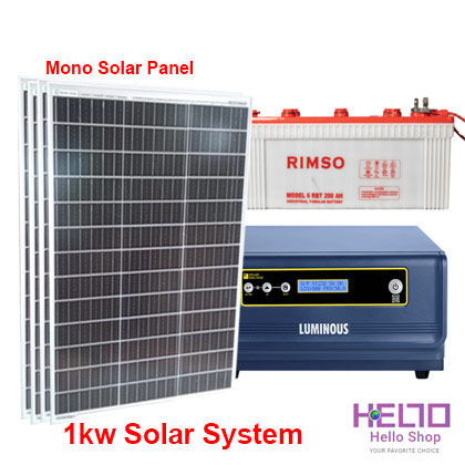 1 KW Solar Power System