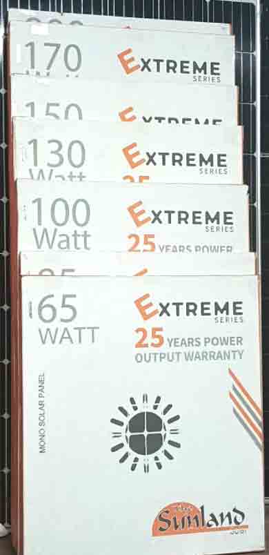 100W Sunland Extreme Series Solar Panel