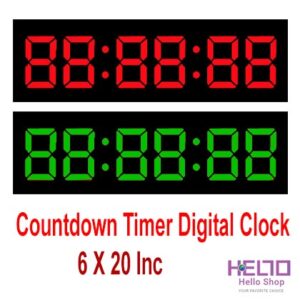 Countdown timer digital clock